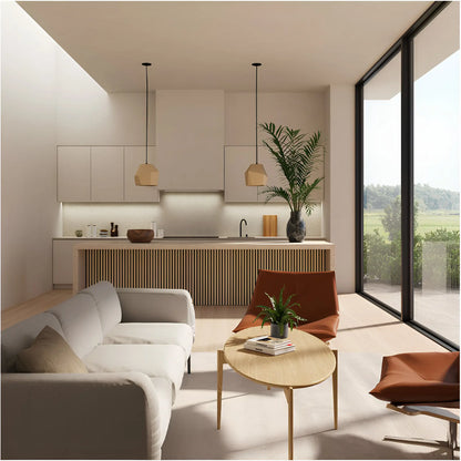 Oscarssons Möbel Tilia Soffbord 150 cm Ellips, Svartbetsad Ek