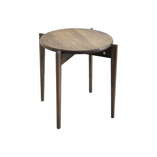 Oscarssons Möbel Tilia Soffbord Ø51x48 cm, Rökt Ek