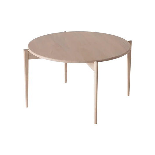 Oscarssons Möbel Tilia Soffbord Ø88x48 cm, Vitoljad Ek