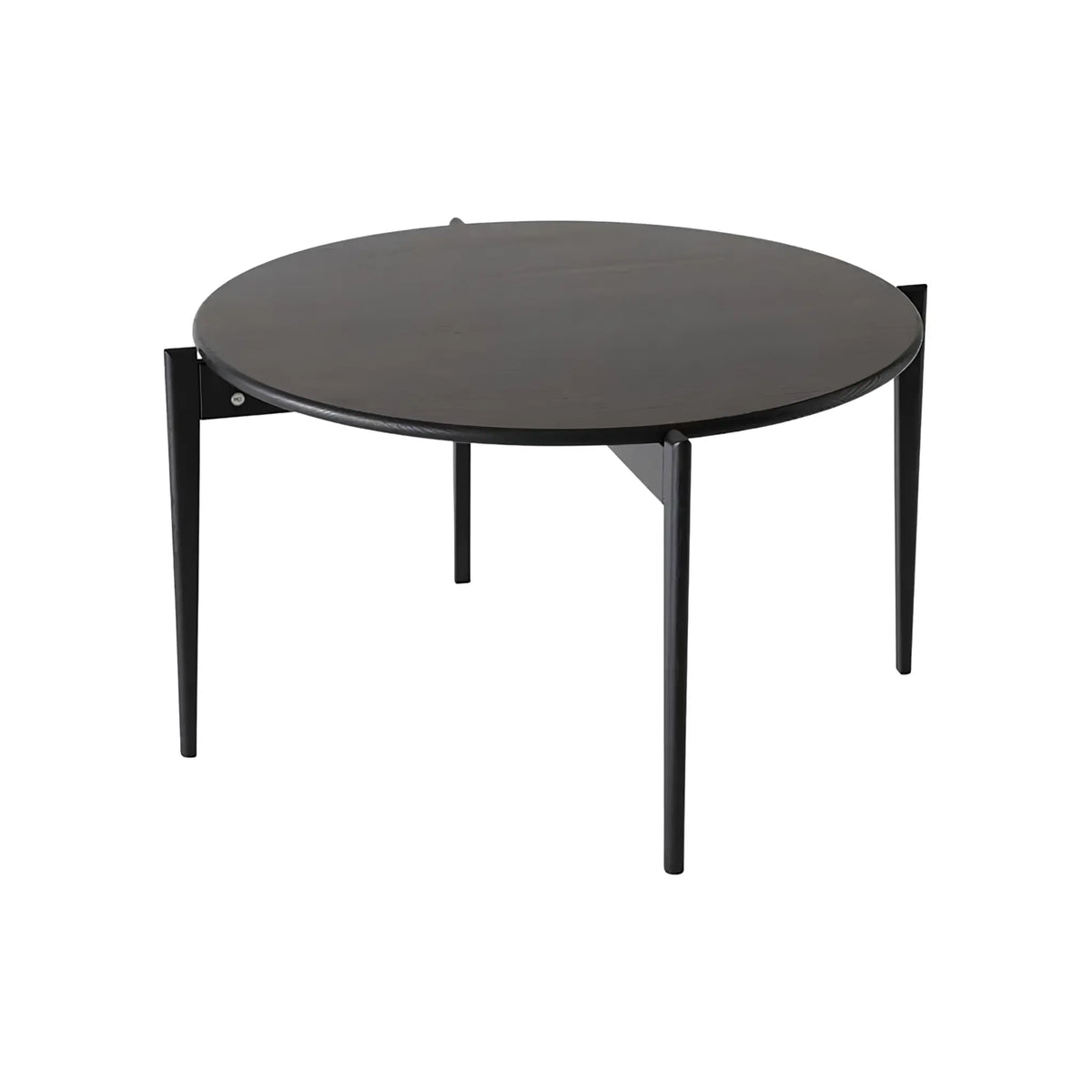 Oscarssons Möbel Tilia Soffbord Ø88x48 cm, Svartbetsad Ek