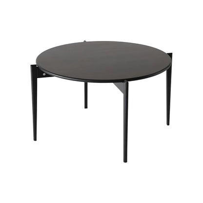 Oscarssons Möbel Tilia Soffbord Ø88x48 cm, Svartbetsad Ek