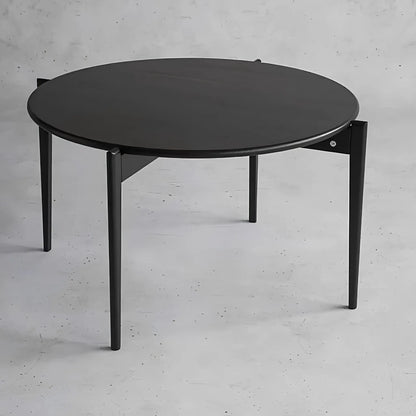 Oscarssons Möbel Tilia Soffbord Ø88x48 cm, Svartbetsad Ek