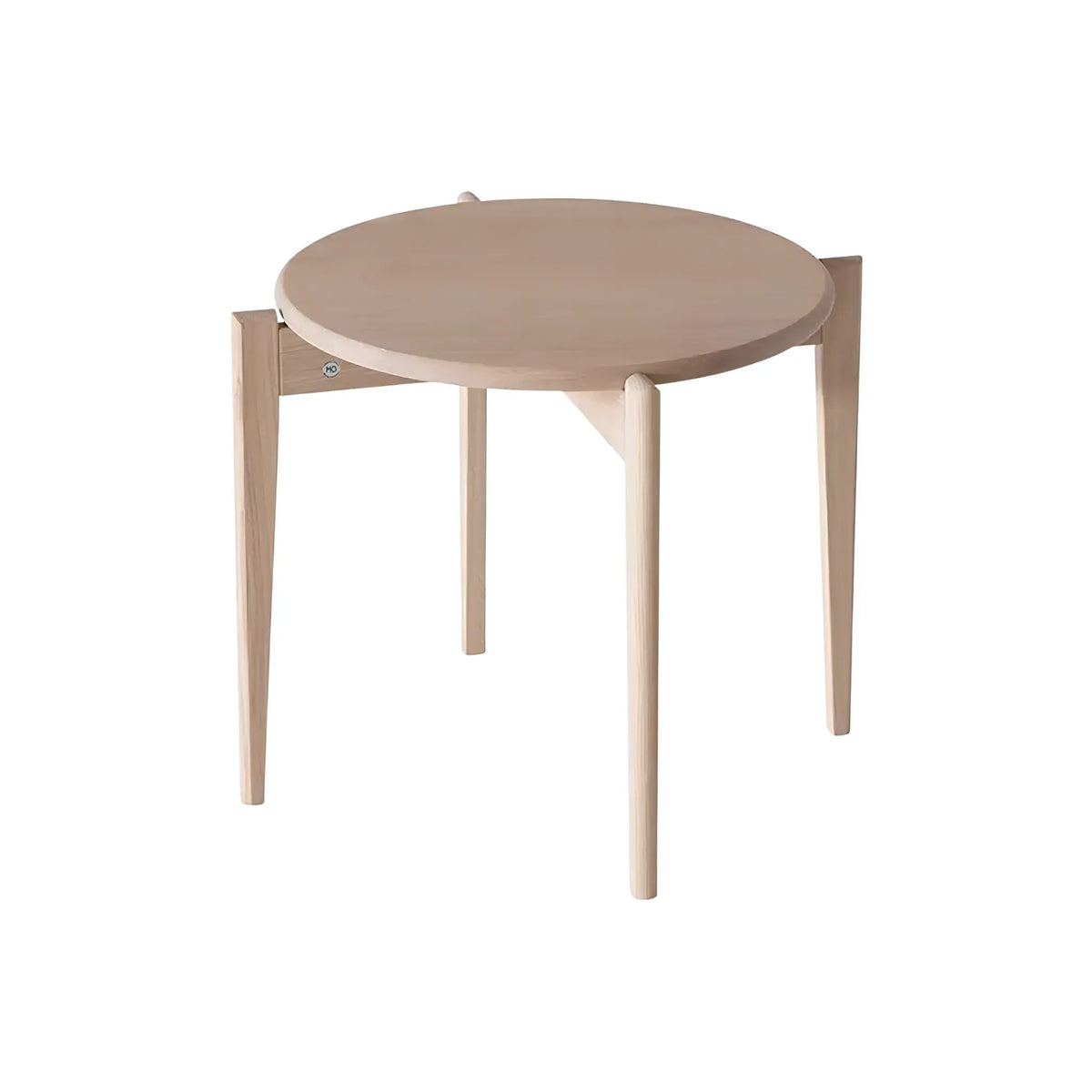 Oscarssons Möbel Tilia Soffbord Ø51x41 cm, Vitoljad Ek