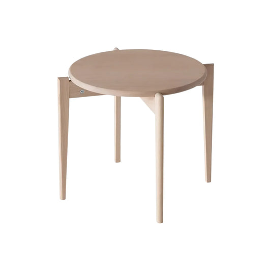 Oscarssons Möbel Tilia Soffbord Ø51x41 cm, Vitoljad Ek