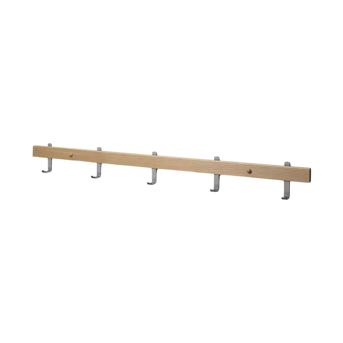 Oscarssons Möbel Nadja Kroklist II 90 cm, Oljad Ek/Slipat stål