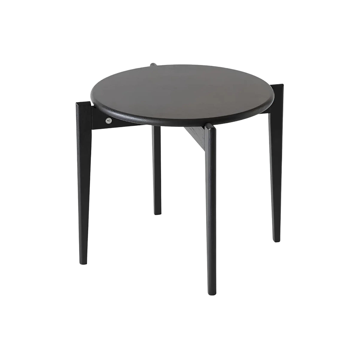 Oscarssons Möbel Tilia Soffbord Ø51x41 cm, Svartbetsad Ek