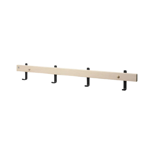 Oscarssons Möbel Nadja Kroklist 70 cm Vitoljad Ek/Mattsvart stål