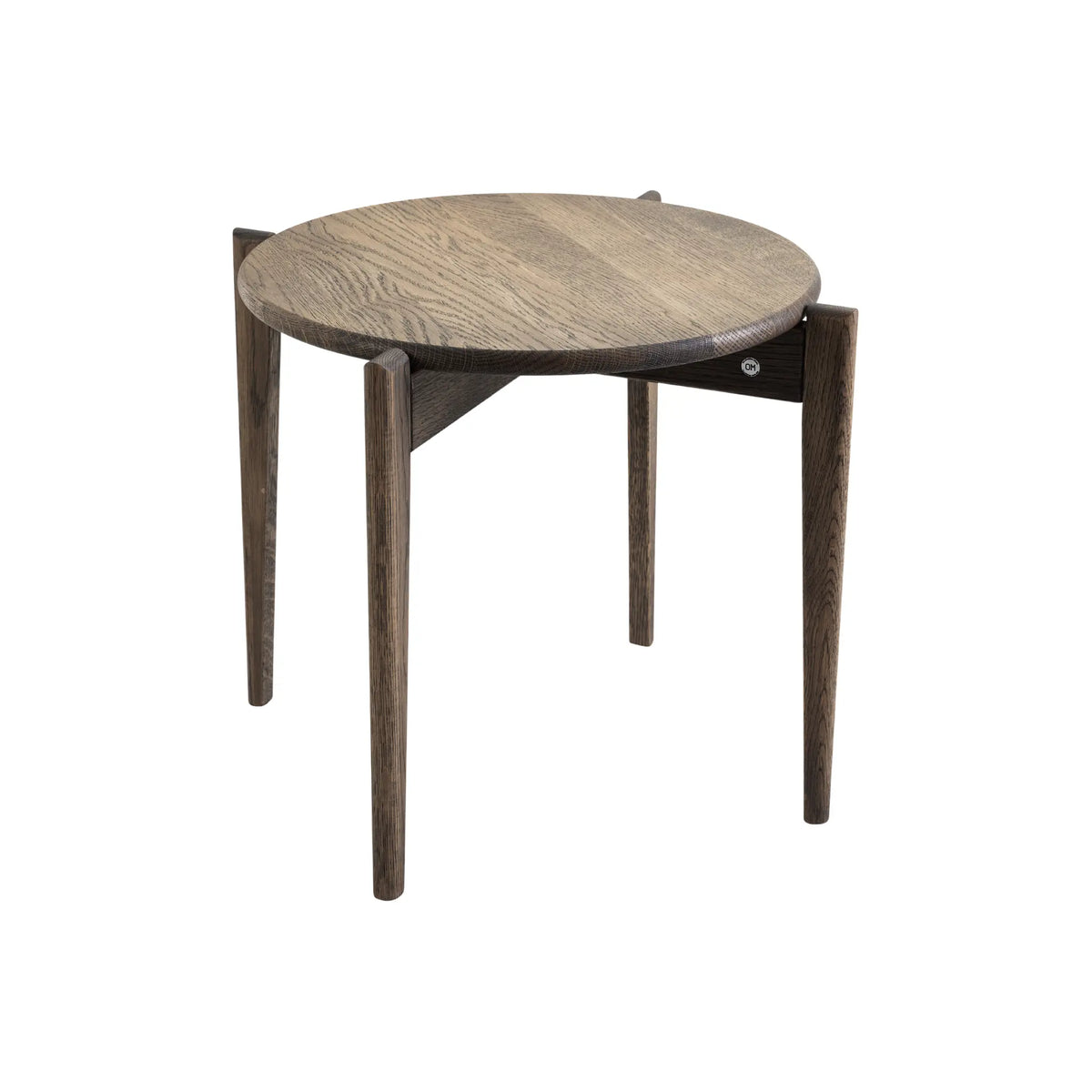 Oscarssons Möbel Tilia Soffbord Ø51x41 cm, Rökt Ek