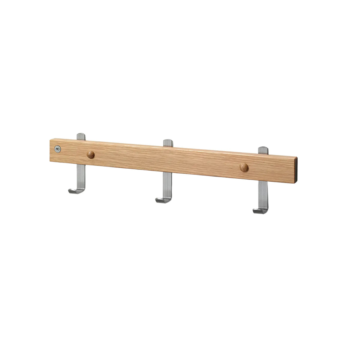 Oscarssons Möbel Nadja Kroklist II 40 cm, Oljad Ek/Slipat stål