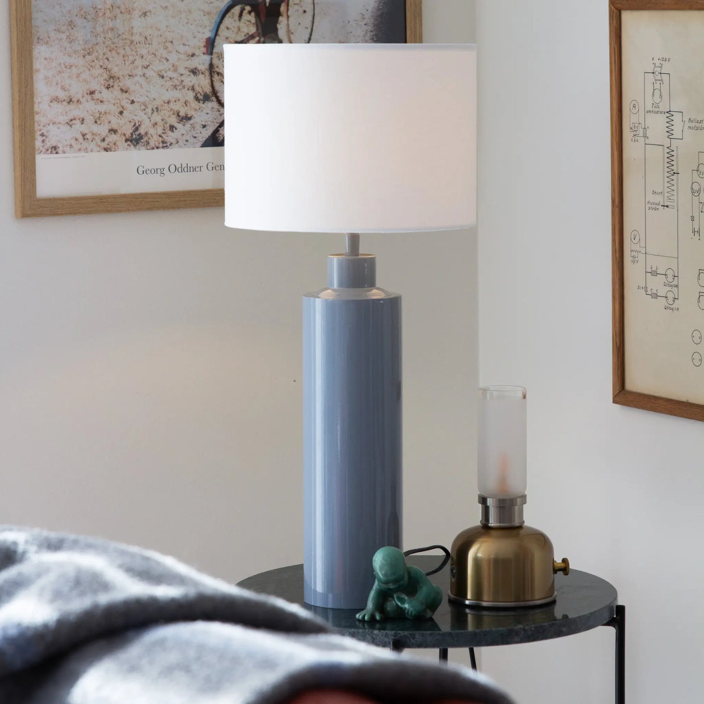 PR Home Solo Bordslampa 57 cm, Blank Denim