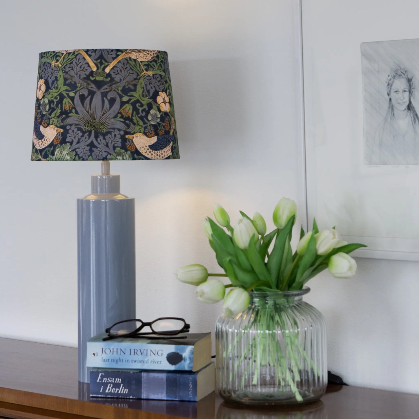 PR Home Solo Bordslampa 57 cm, Blank Denim
