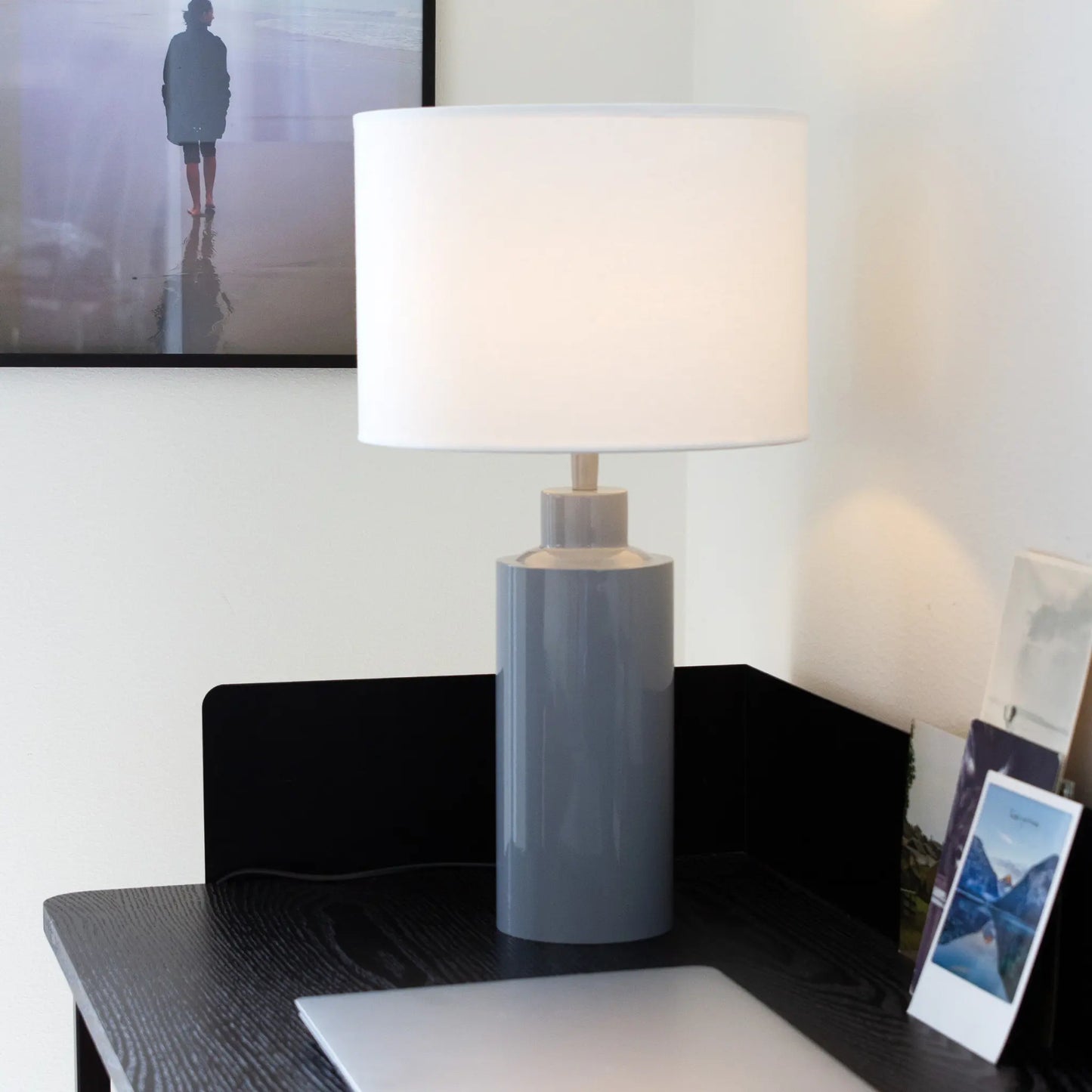 PR Home Solo Bordslampa 46 cm, Blank Denim