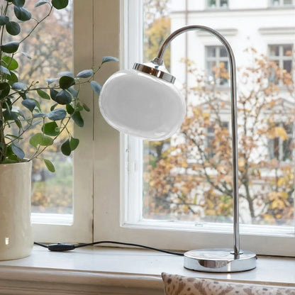 PR Home Elsy Bordslampa 51cm, Vit Krom