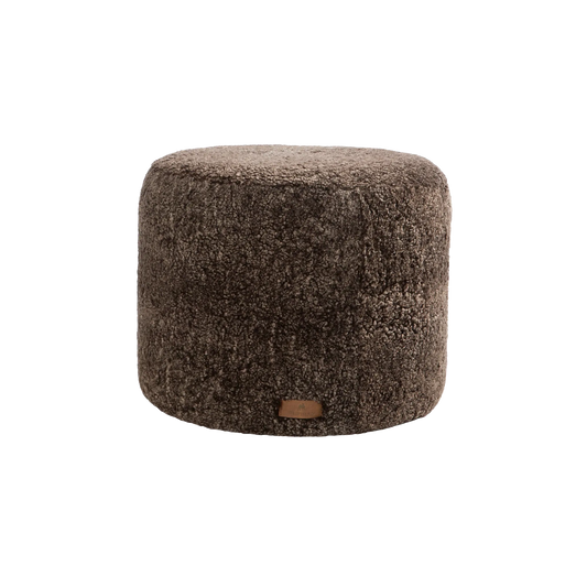 Shepherd of Sweden, Frida Fårskinnspuff, Cappuccino