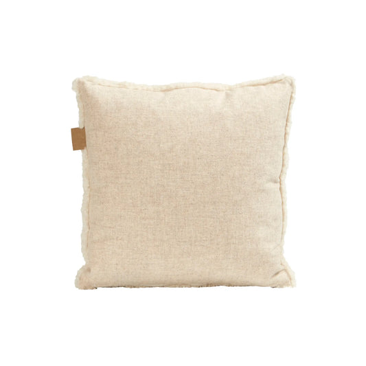 Shepherd of Sweden, Lina Fårskinnskudde, Ullbaksida, Creme-Silvra Home