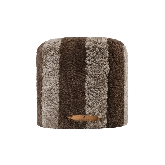 Shepherd of Sweden, Randy Fårskinnspuff, Stone/Mörk Brun