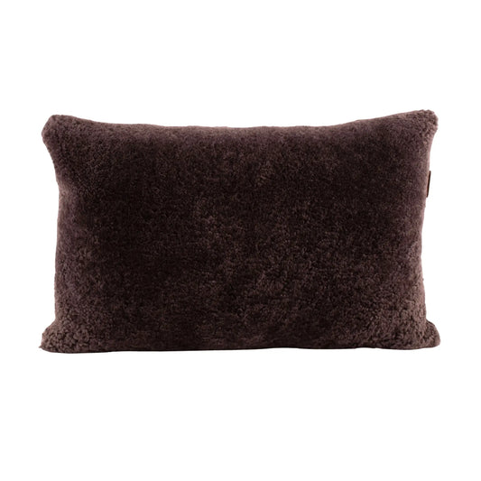 Shepherd of Sweden, Lina Fårskinnskudde, Ullbaksida, Dark Brown