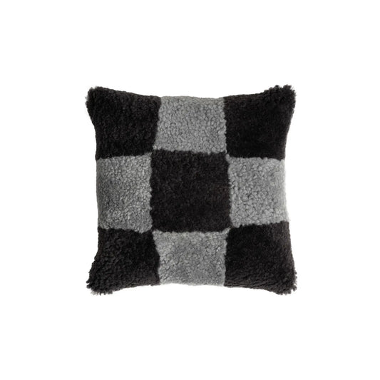 Shepherd of Sweden, Ruth Fårskinnskudde, Ullbaksida, Granite/Carbon