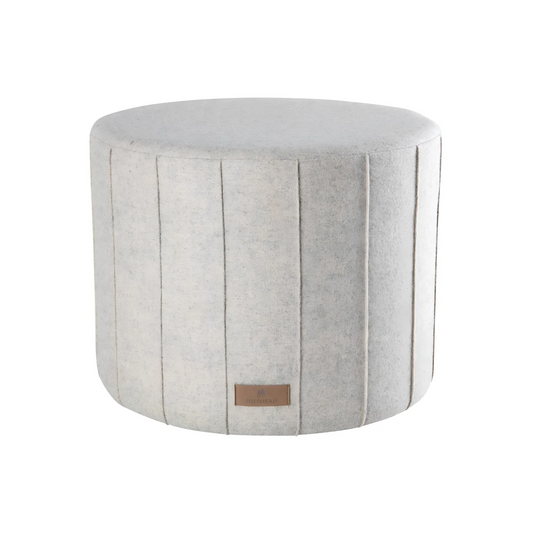 Shepherd of Sweden Anja Rund ullpuff 50x40 cm, Creme
