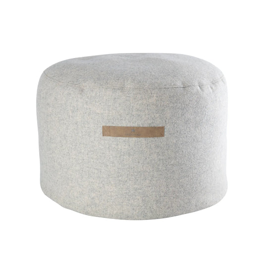 Shepherd of Sweden Hanna Rund ullpuff 60x40 cm, Creme