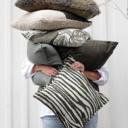 Svanefors Marty Kuddfodral 45x45cm, Mossa