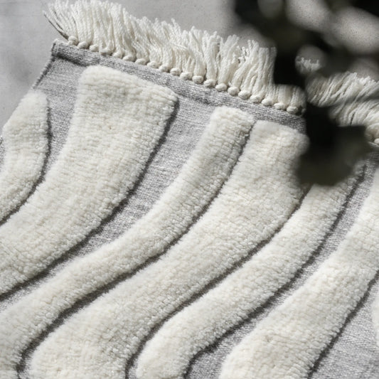 Svanefors Sita Ullmatta 200x300cm, Grå