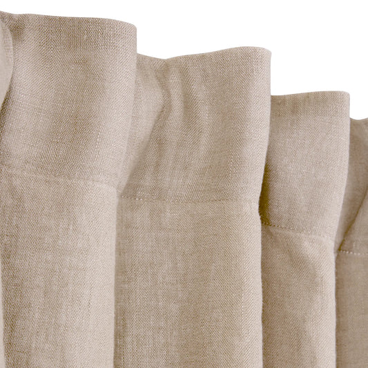 Svanefors Julie Gardin 2P 2x145x280cm, Lin/Vit