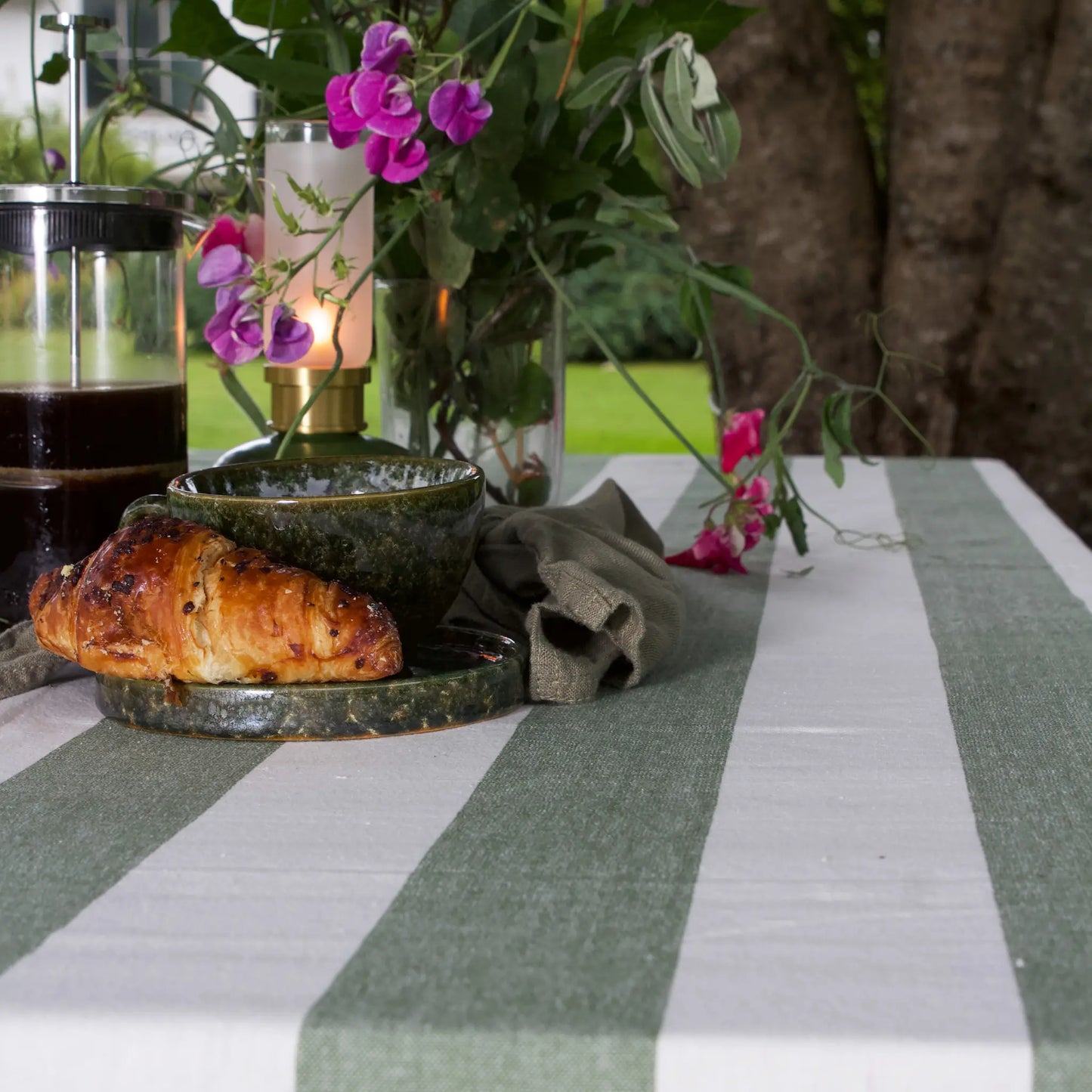 Svanefors Louise Duk 145x250cm, Mossa