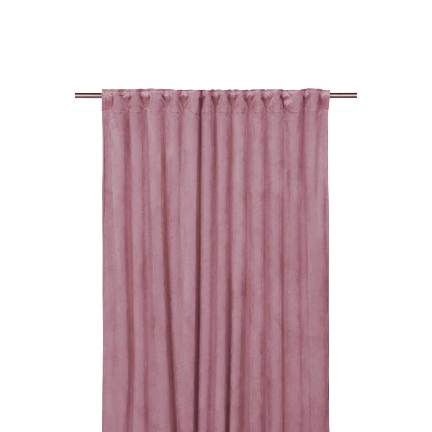 Svanefors Estelle Sammetsgardin 2P 135x280cm, Rosa