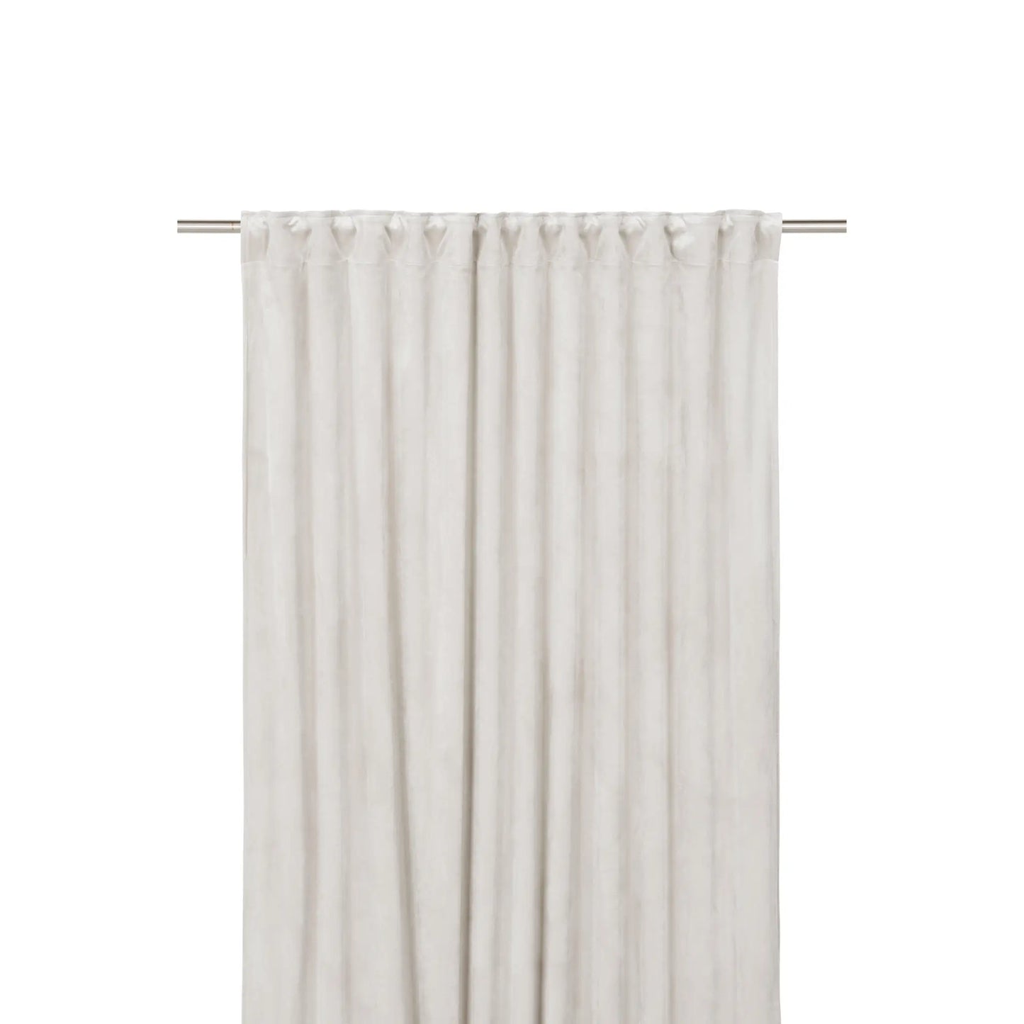 Svanefors Estelle Sammetsgardin 2P 135x280cm, Vit