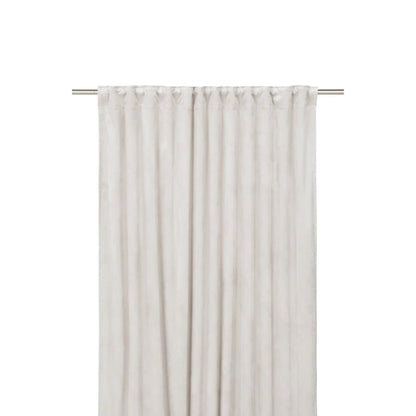 Svanefors Estelle Sammetsgardin 2P 135x280cm, Vit