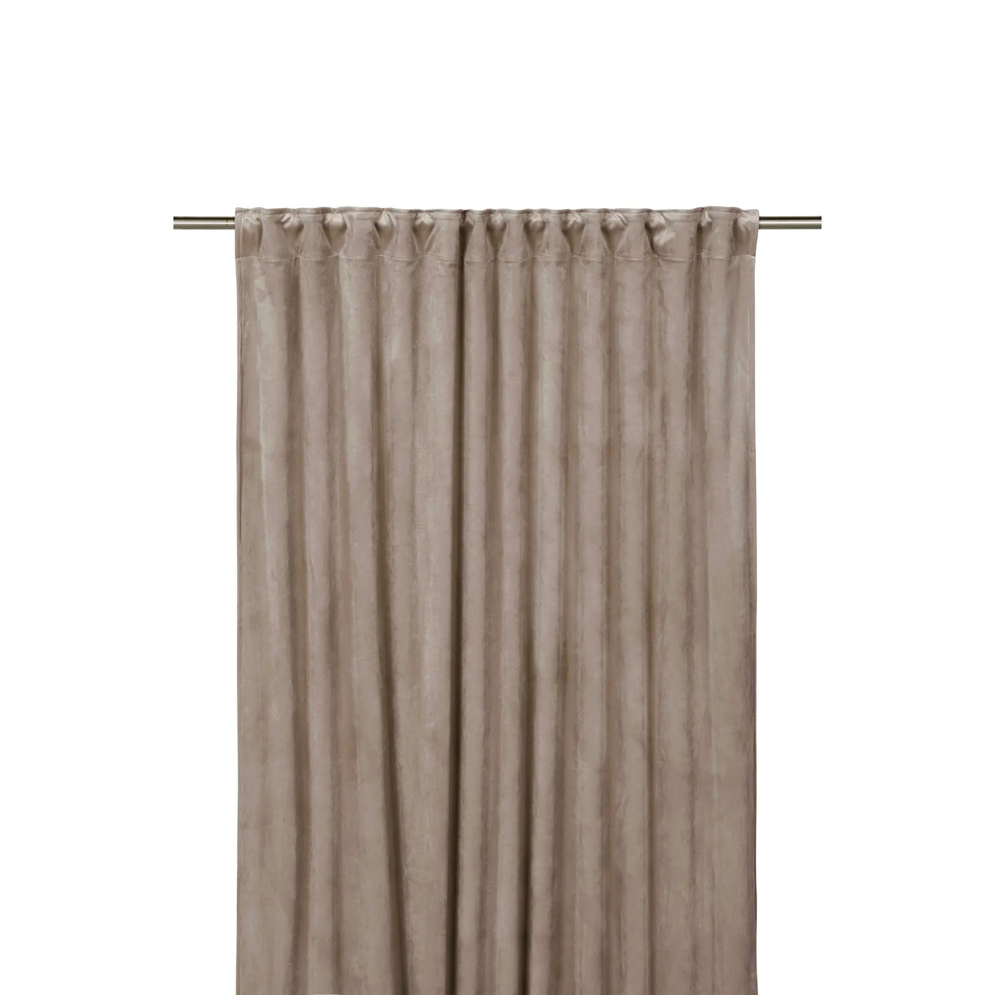 Svanefors Estelle Sammetsgardin 2P 135x320cm, Sand