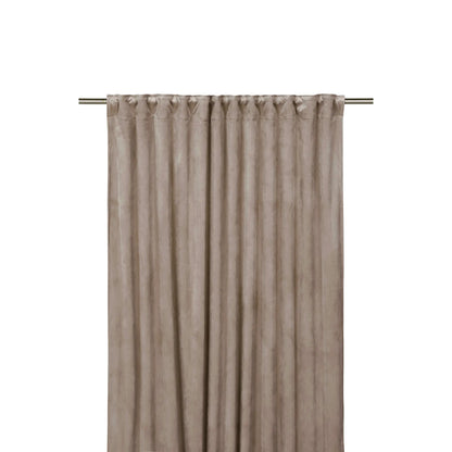 Svanefors Estelle Sammetsgardin 2P 135x320cm, Sand