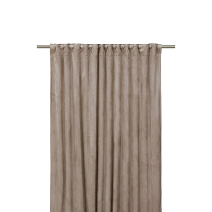 Svanefors Estelle Sammetsgardin 2P 135x280cm, Sand
