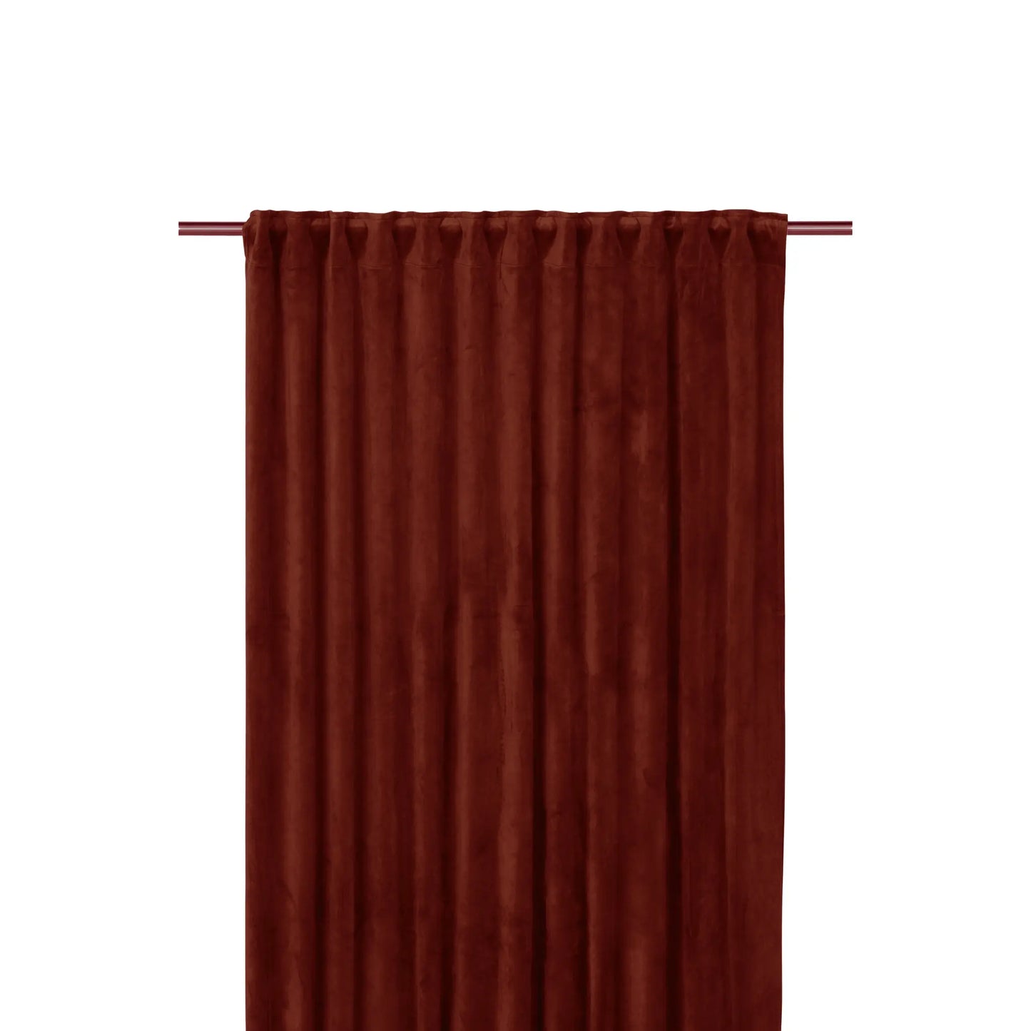 Svanefors Estelle Sammetsgardin 2P 135x280cm, Rost