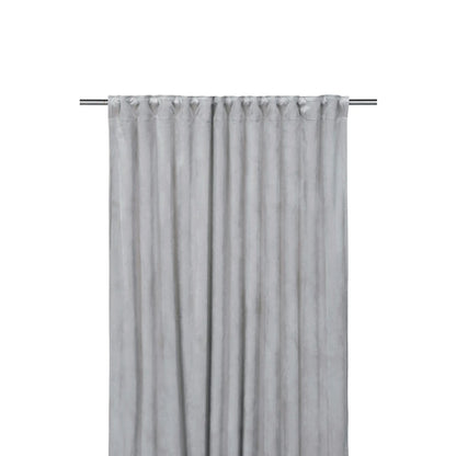 Svanefors Estelle Sammetsgardin 2P 135x280cm, Silver