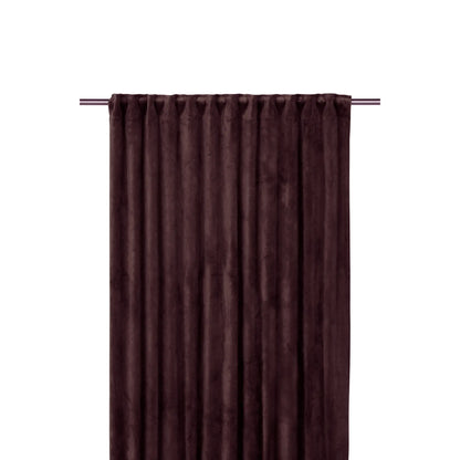 Svanefors Estelle Sammetsgardin 2P 135x280c, Aubergine