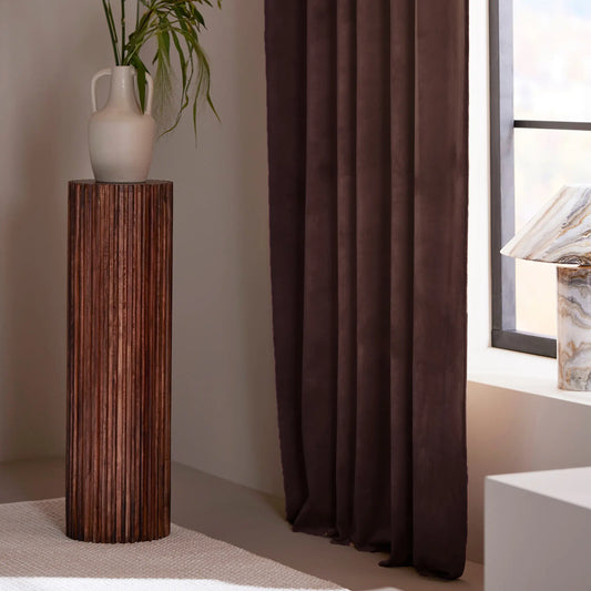 Svanefors Estelle Sammetsgardin 2P 135x280c, Aubergine