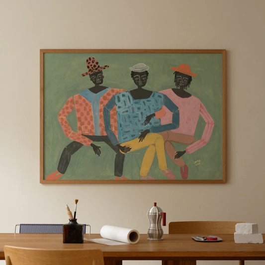 The Poster Club Hanging Out Poster 100x140