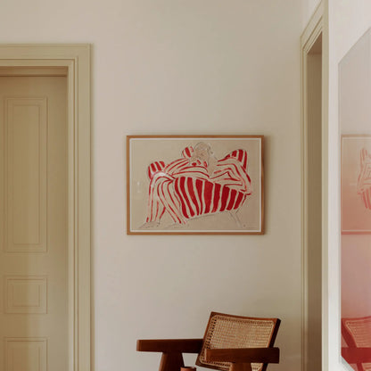 The Poster Club Red Chair Poster 100x140