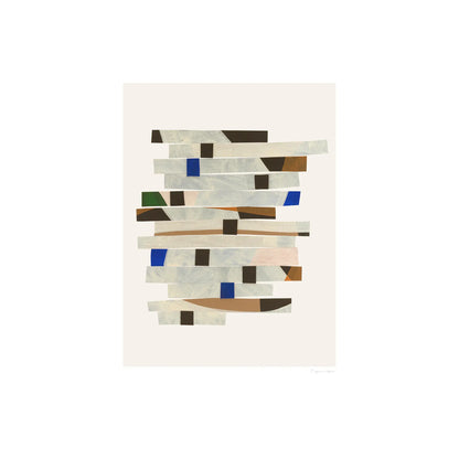 The Poster Club Cut up Stripes Poster 100x140