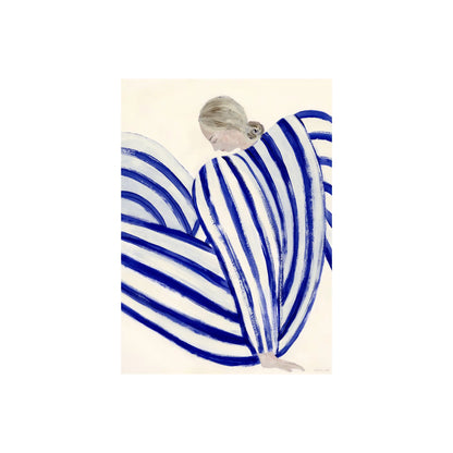 The Poster Club Blue Stripe At Concorde Poster 100x140