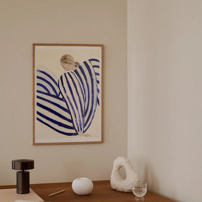 The Poster Club Blue Stripe At Concorde Poster 100x140