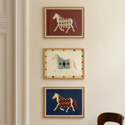 The Poster Club Horse Bordo Poster 100x140