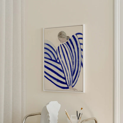 The Poster Club Blue Stripe At Concorde Poster 100x140