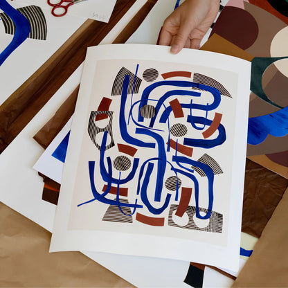 The Poster Club Circling Pieces 50x70