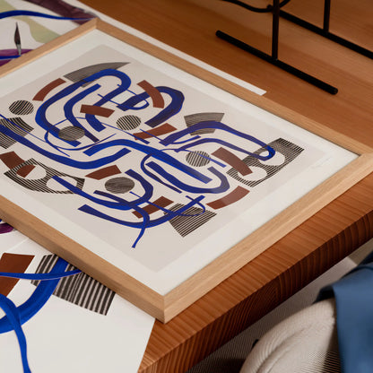 The Poster Club Circling Pieces 50x70