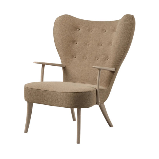 Warm Nordic Pragh Loungestol, Barnum 04/white Oiled Oak