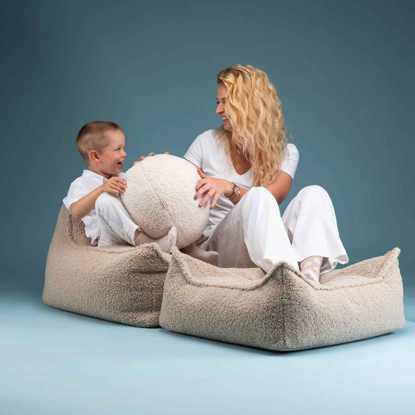 Wigiwama Sittpuff Fyrkantig, Biscuit